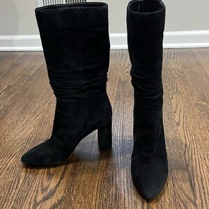 Banana Republic Suede Black Boots